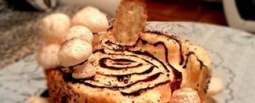 Торт Трухлявый пень: рецепты с фото